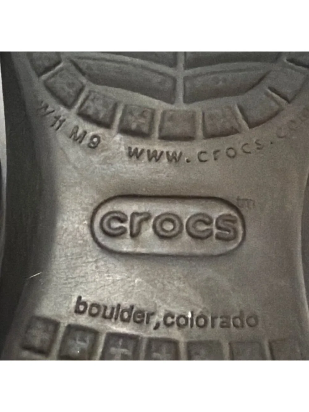 Crocs Black Flip Flops W11 M9 Lightweight Durable Sandals For Men & Women - Picture 5 of 5
